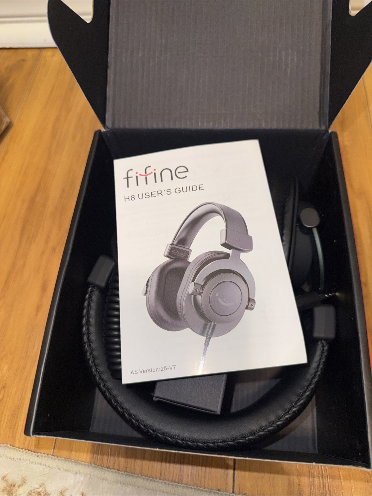 Studio Monitor Headphones FIFINE H8 Black 50mm Driver FAST SHIPPING