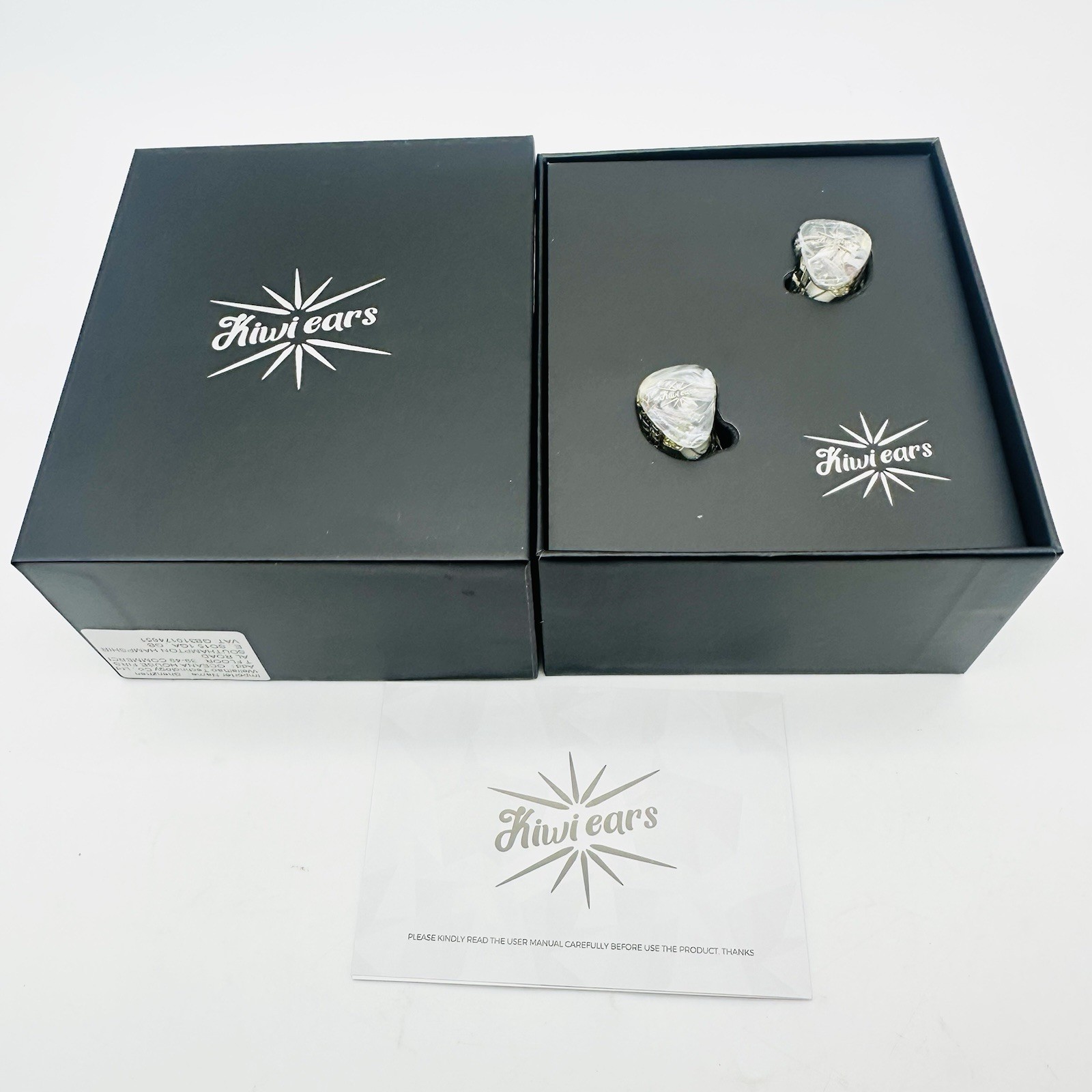Kiwi Ears Orchestra Lite Wired Earphones High-Resolution Performance -Clear