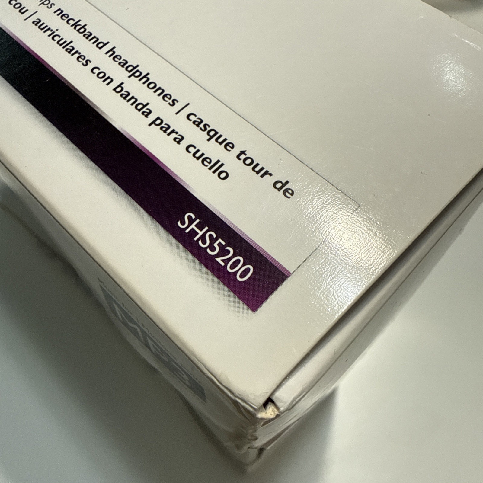 Philips SHS5200 Rich Bass Neckband Headphones Wired 3.5mm BRAND NEW SEALED RARE