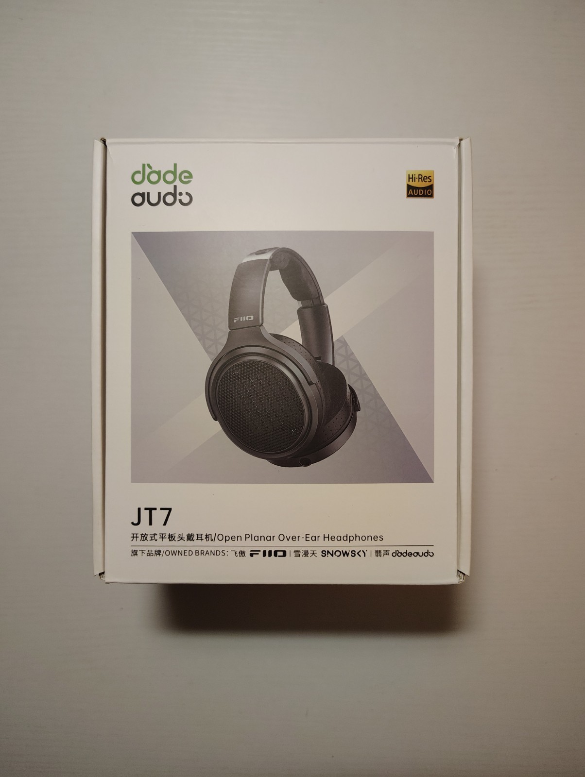 FiiO JadeAudio JT7 Planar Magnetic Headphones Open Box