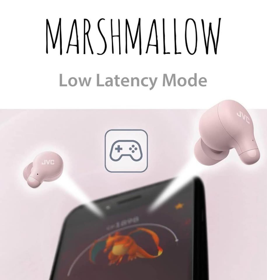 NEW JVC Marshmallow True Wireless Bluetooth Earbuds HA-A18T IPX4