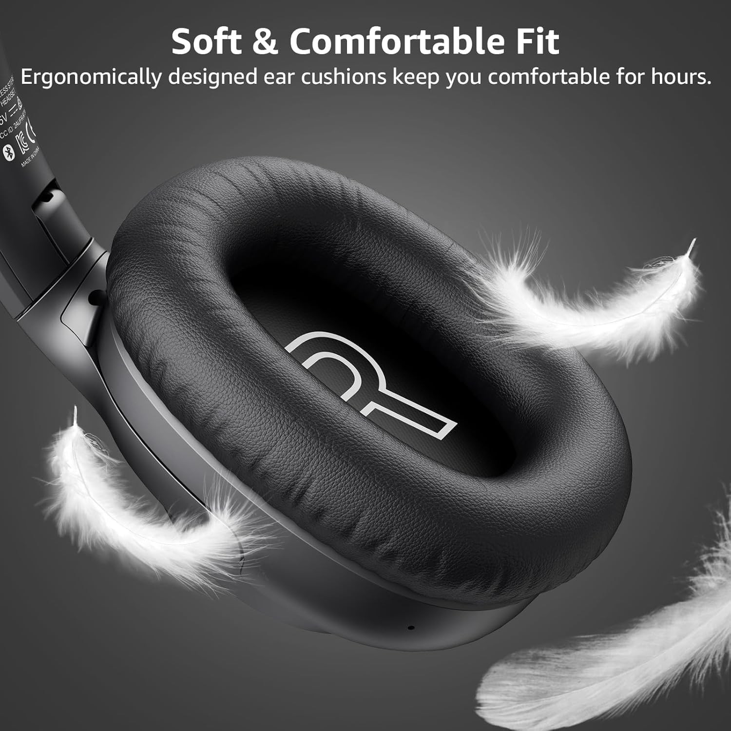 Hybrid Active Noise Cancelling Headphones, Bluetooth 6.0, LDAC Hi-Res Audio