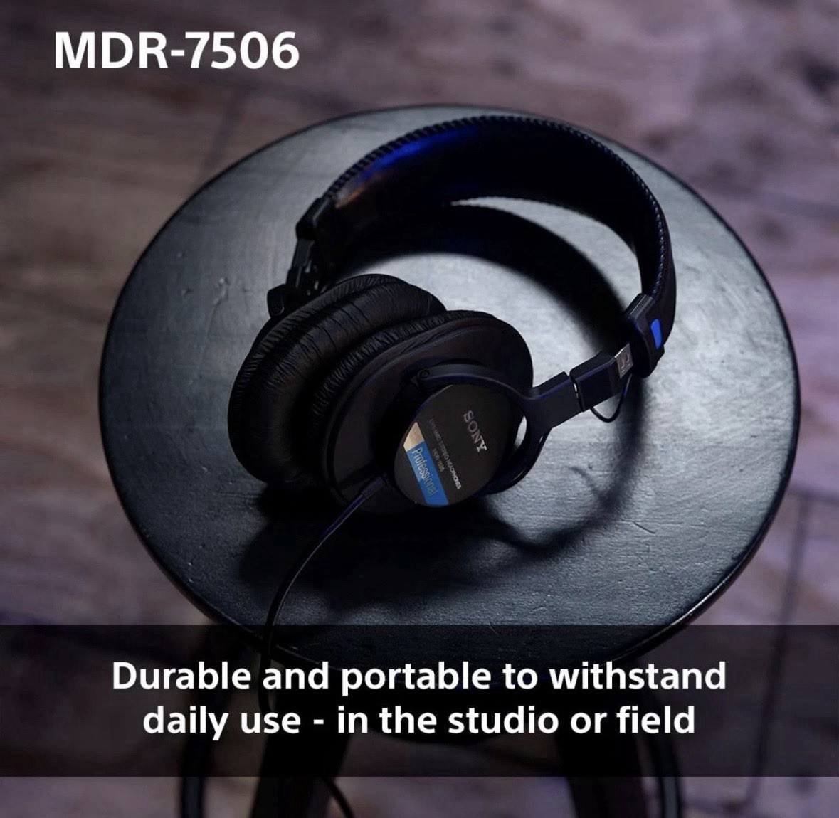 MDR7506 Professional Large Diaphragm Headphone