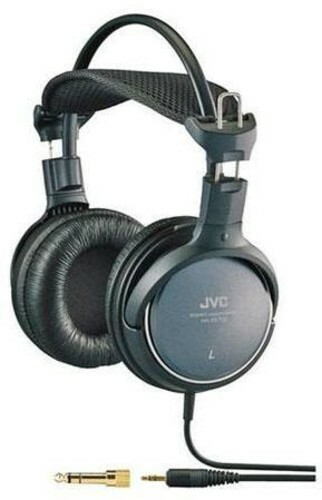 JVC HARX700 Precision Sound Full-Size Around Ear Headphone 50mm Driver (Black) [