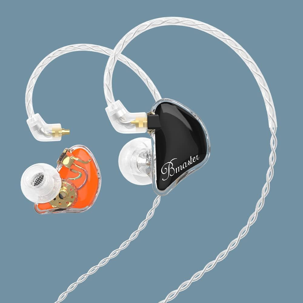 In-Ear Monitors, Bmaster Triple Driver Hifi Stereo Noise-Isolating with Enhanced