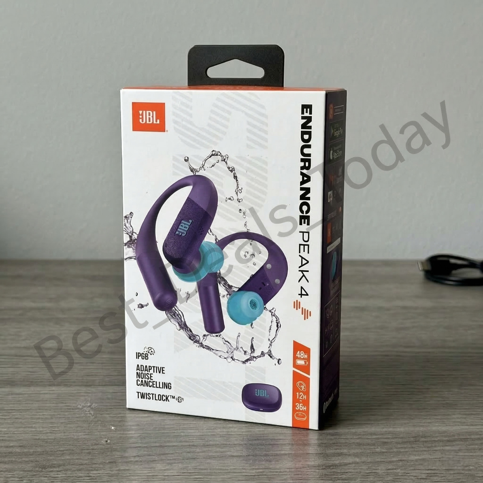 JBL Endurance Peak 4 True Wireless Sport Earbuds ANC Bluetooth Waterproof Peak4