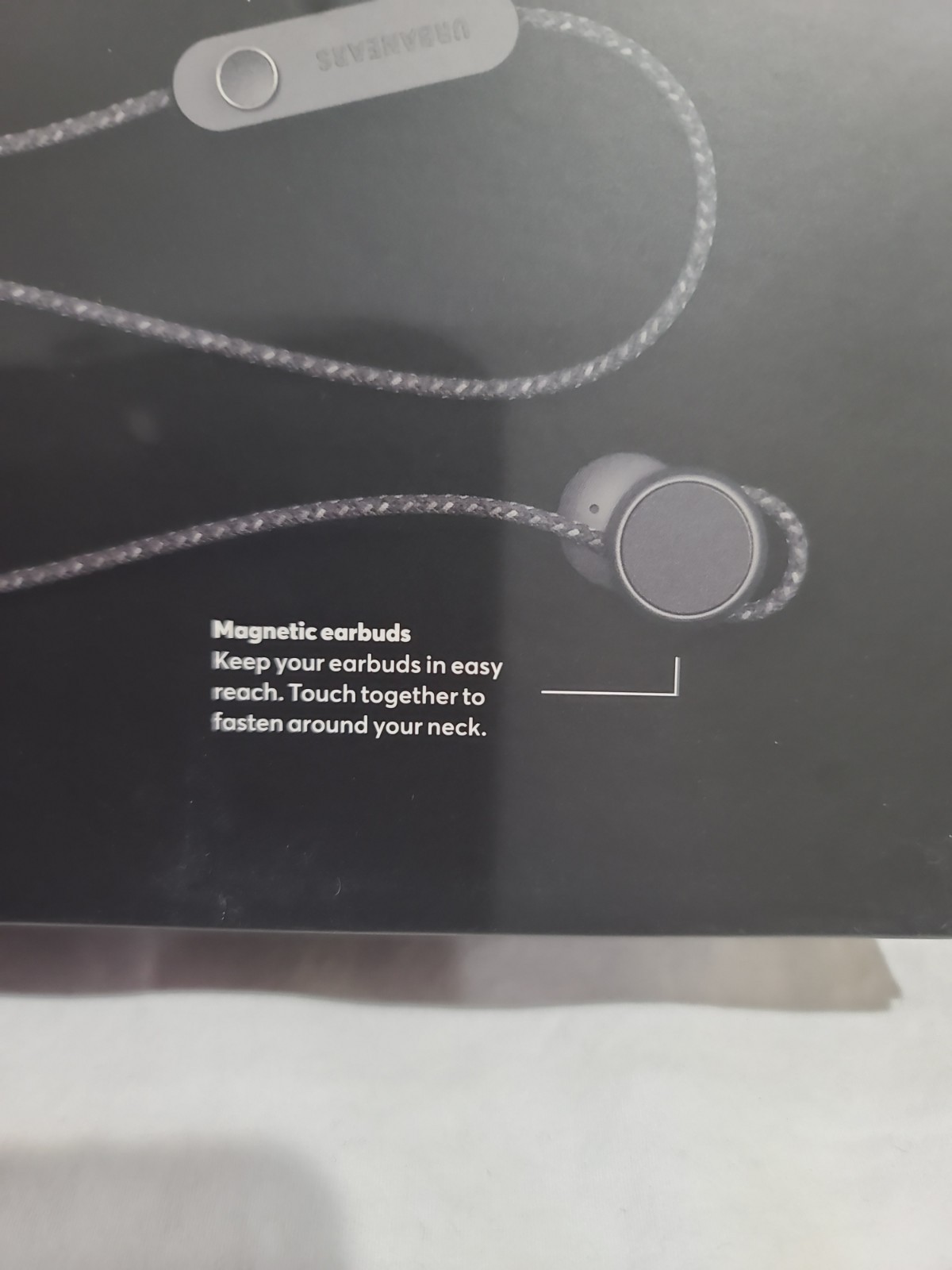 Urbanears Jakan BT Wireless Earphones/Earbuds Magnetic Bluetooth Set Charcoal Bl