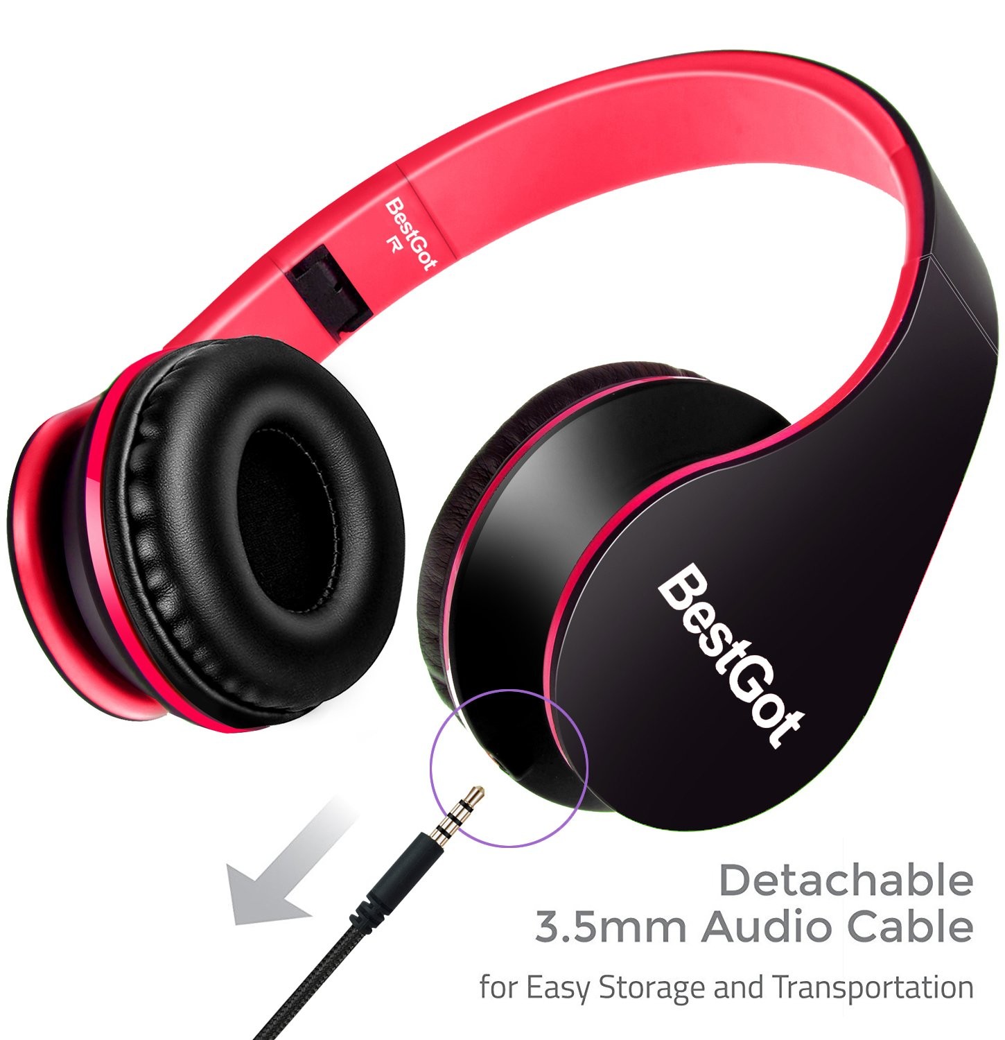 Kids Headphones BG6002 Children Headphones for Kids Boys Adult with Microphon…