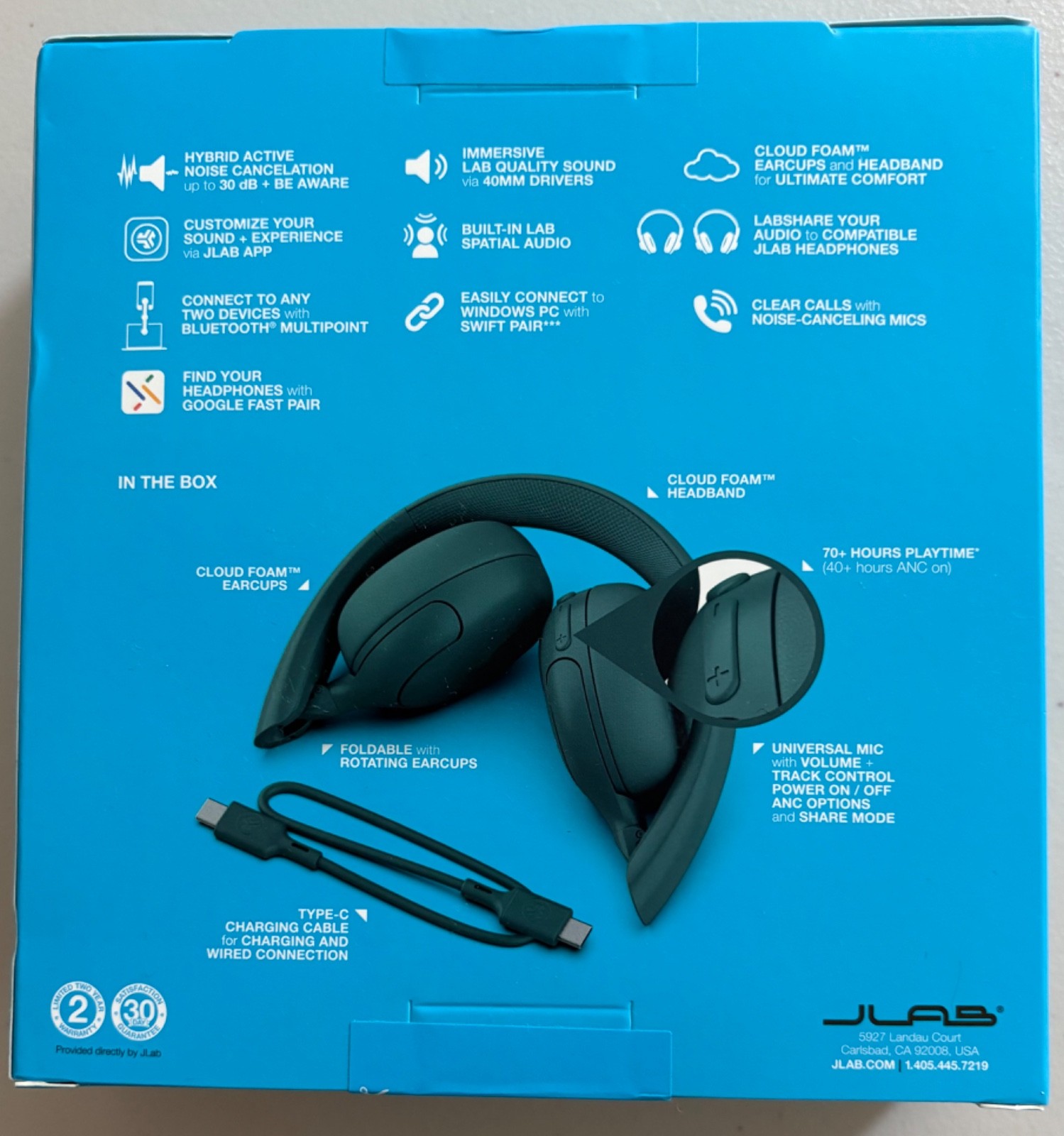 JLAB GoLux Wireless Headphones | Sage Gray – New in Box