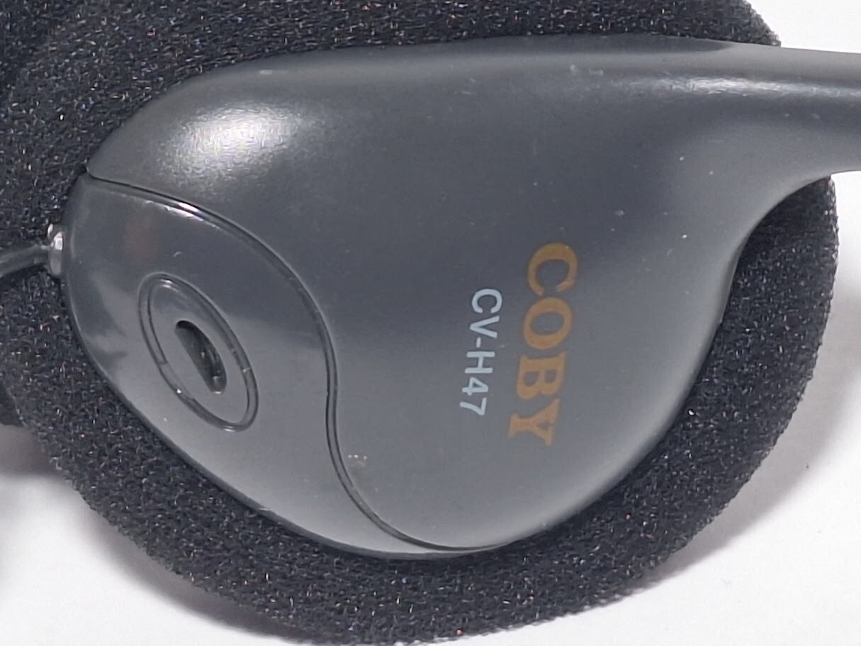 Genuine Coby (CV-H47) Slimline Design Stereo Ear Pad Headband Headphones TESTED