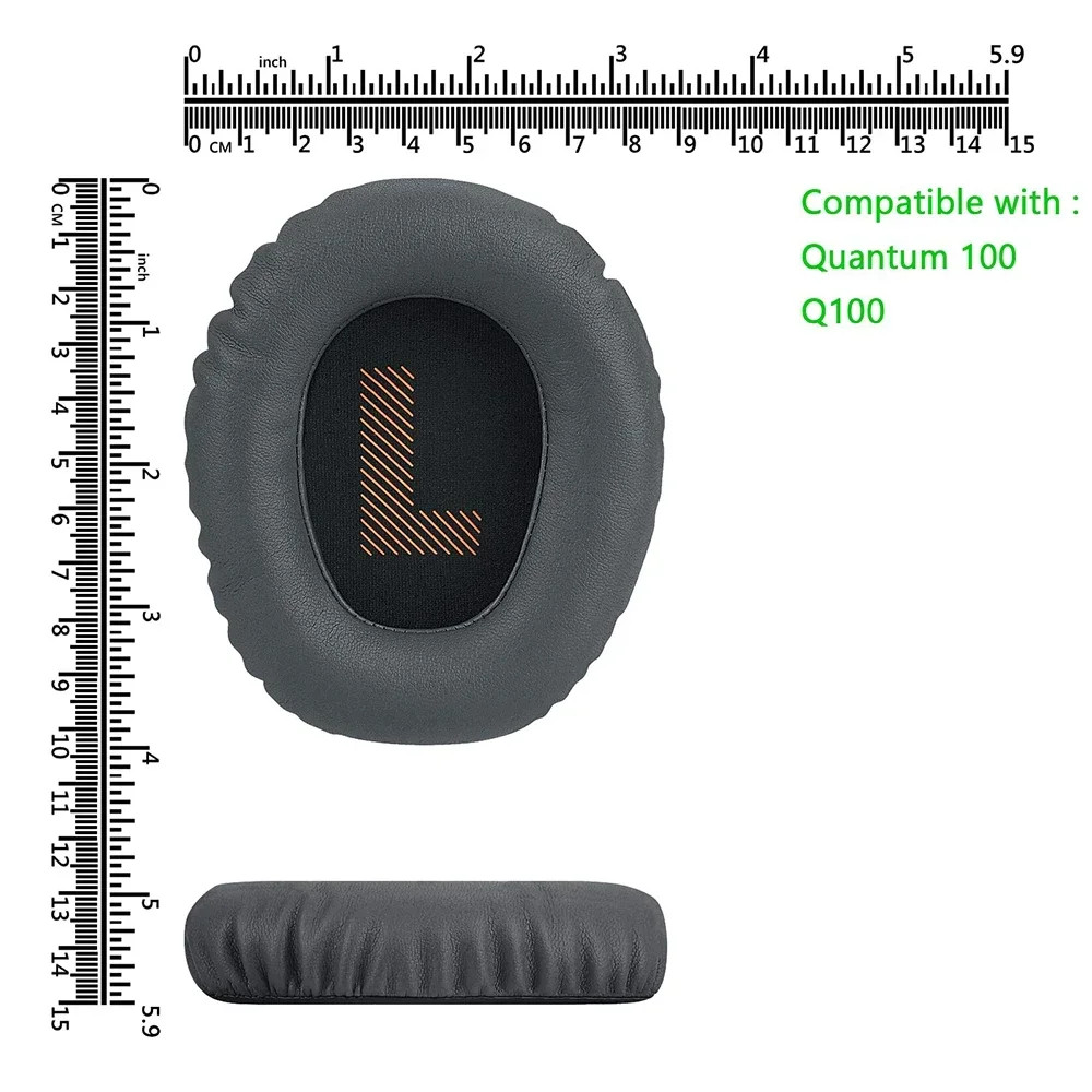 Replacement Earpads Ear Cups Pads Cushions for JBL Quantum 100 Q100 Headphones