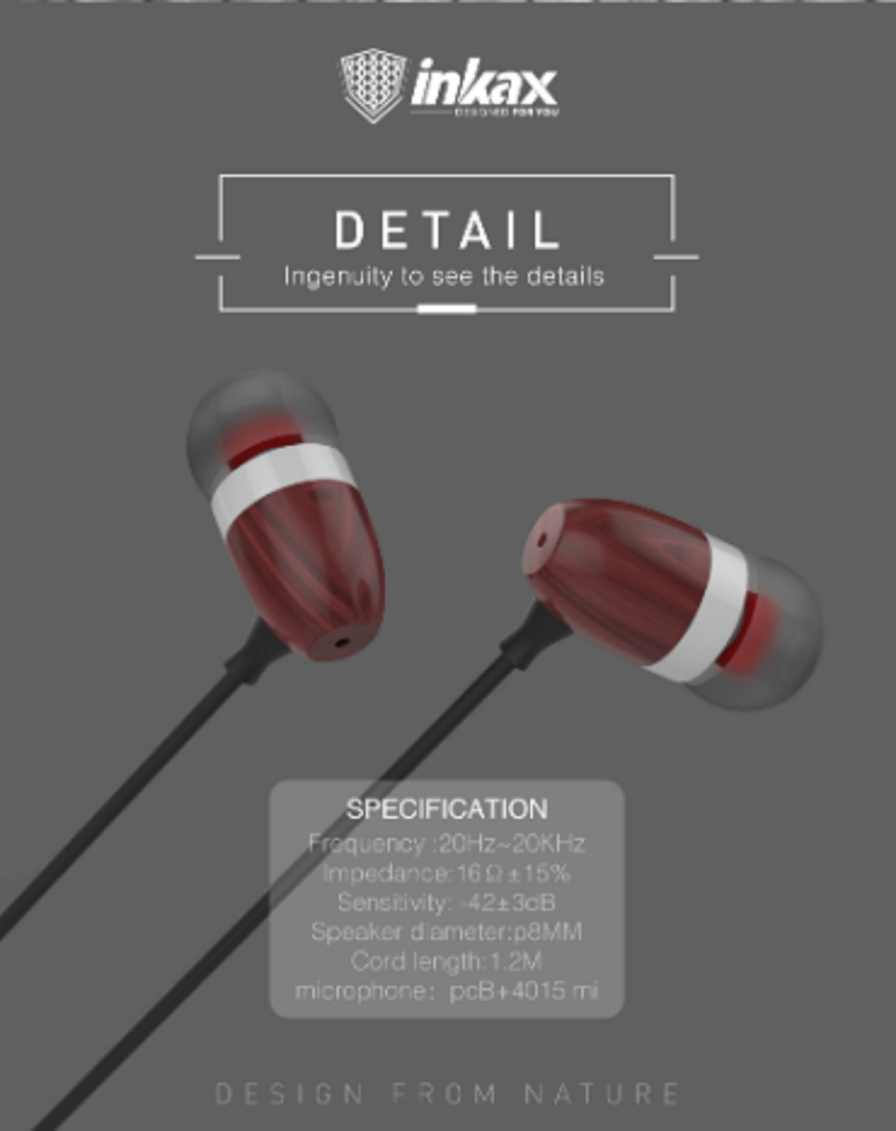 WOODEN EARPHONES HEADPHONES WIRE MICROPHONE PHONE UNIVERSAL STEREO JACK 3.5