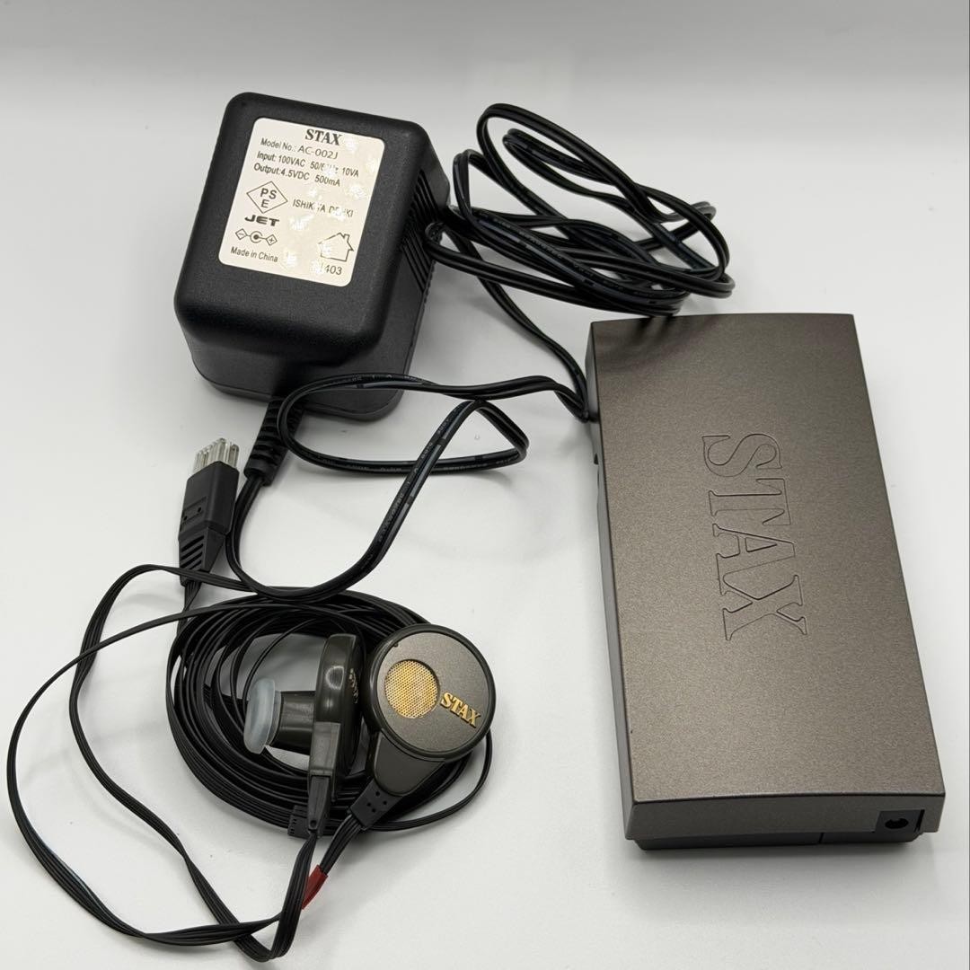 STAX SR-001 / SRM-001 Electrostatic In-Ear Speaker System Working & Tested JP