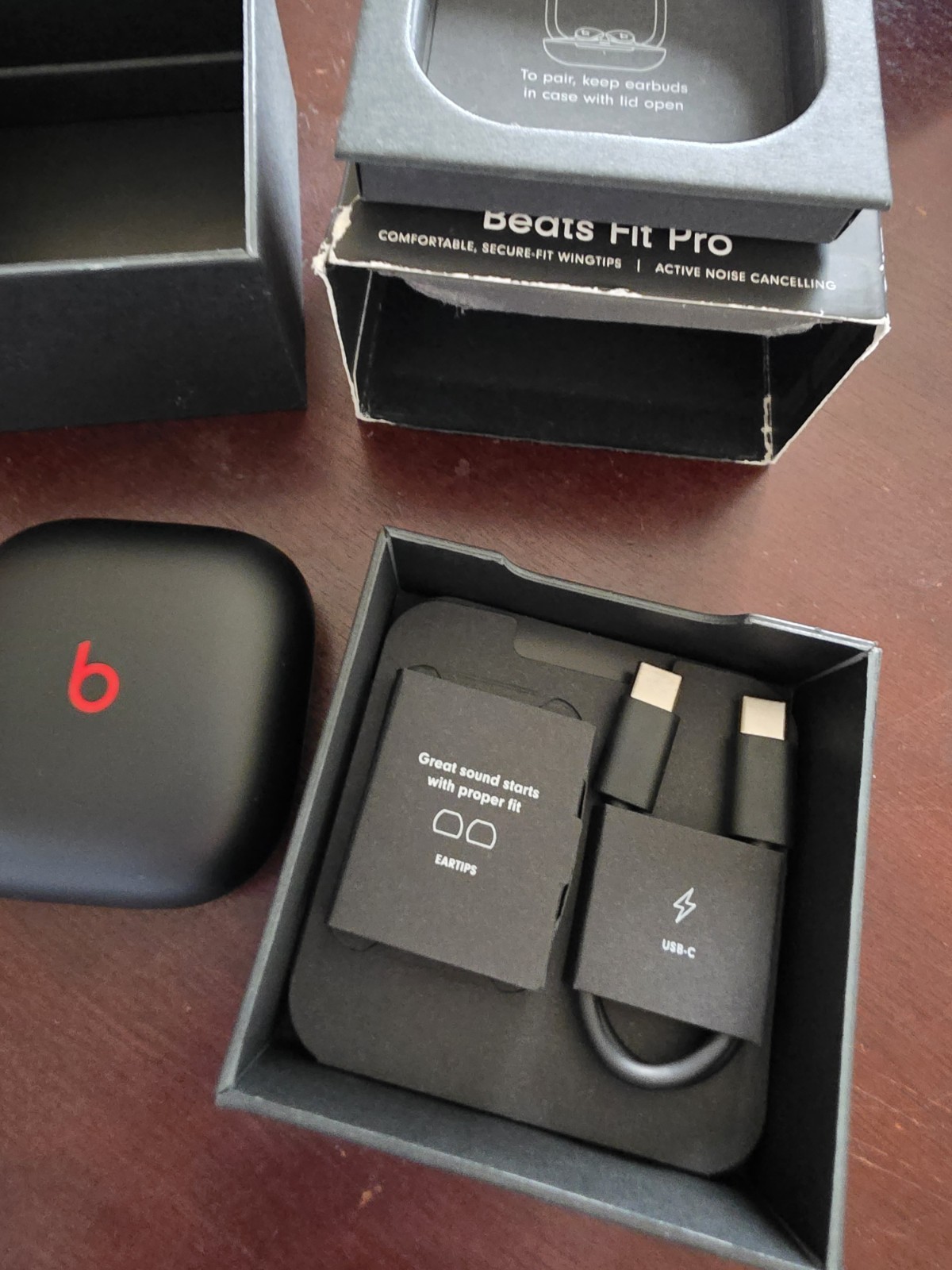 Beats by Dr. Dre Fit Pro OEM Earbuds – Beats Black Used Cib