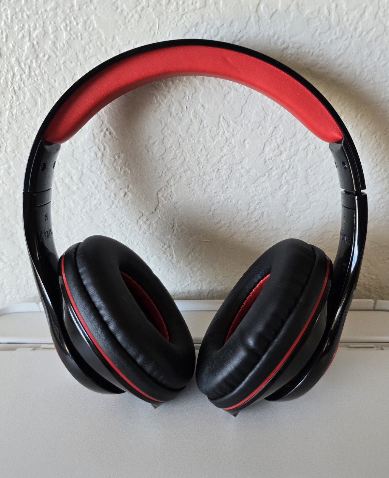 ​iHome iB90 Wireless Bluetooth Headphones Black Red – Tested & Working Great