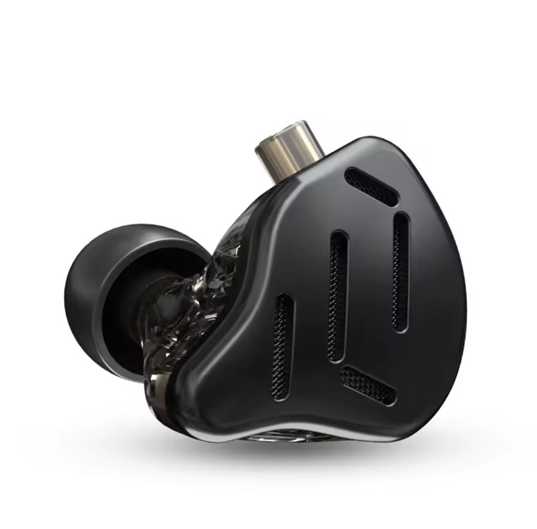 KZ ZAX Pro In Ear Earphones 1DD 7BA HIFI Bass Monitor Headset | Black With MIC