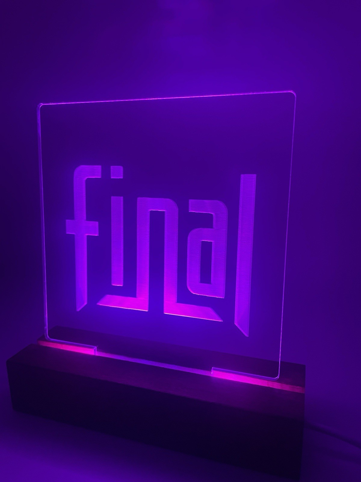 New – FINAL AUDIO LED Sign