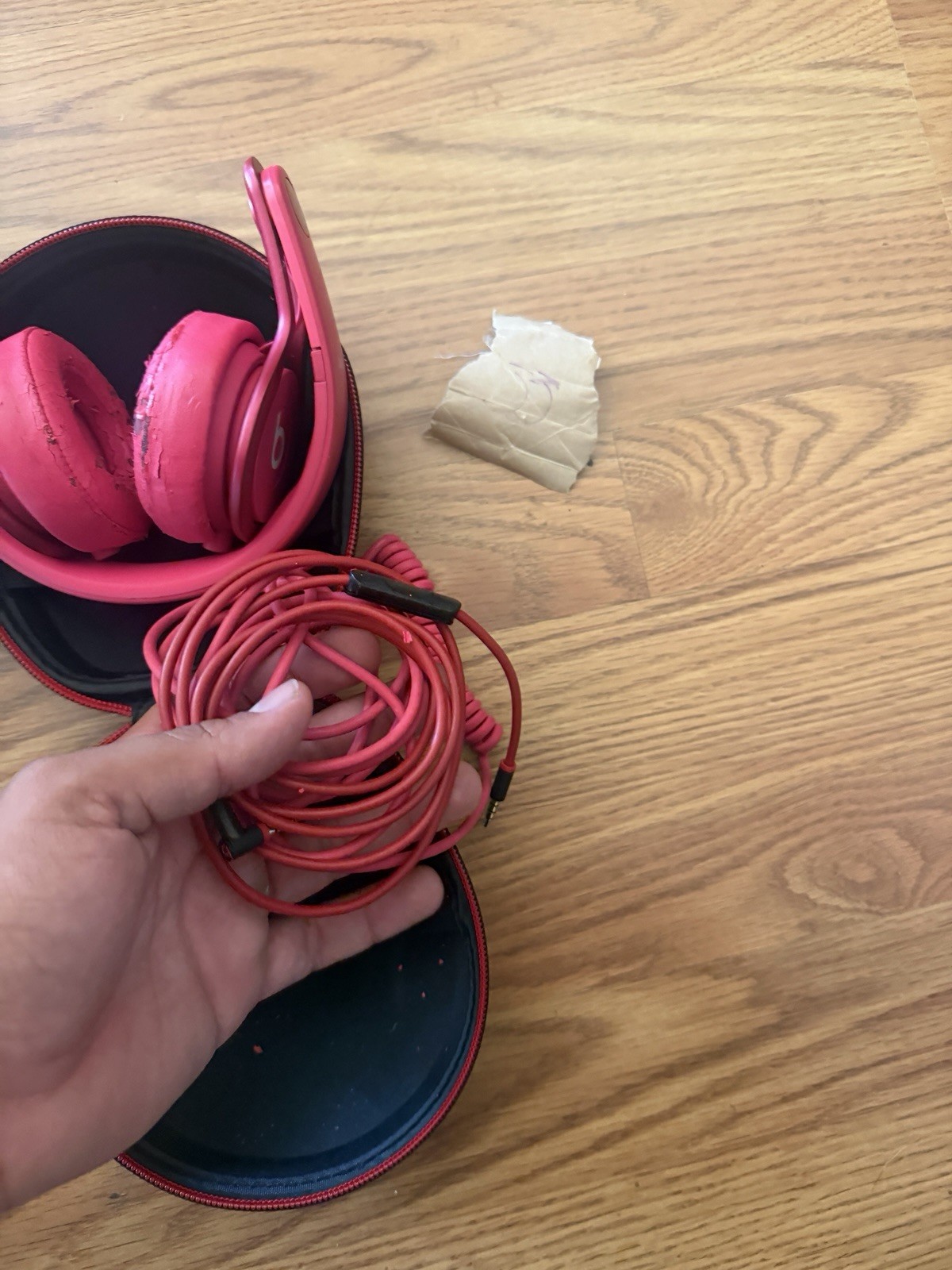 Beats By Dr. Dre Mixr Headphones Hot Pink W/ Case