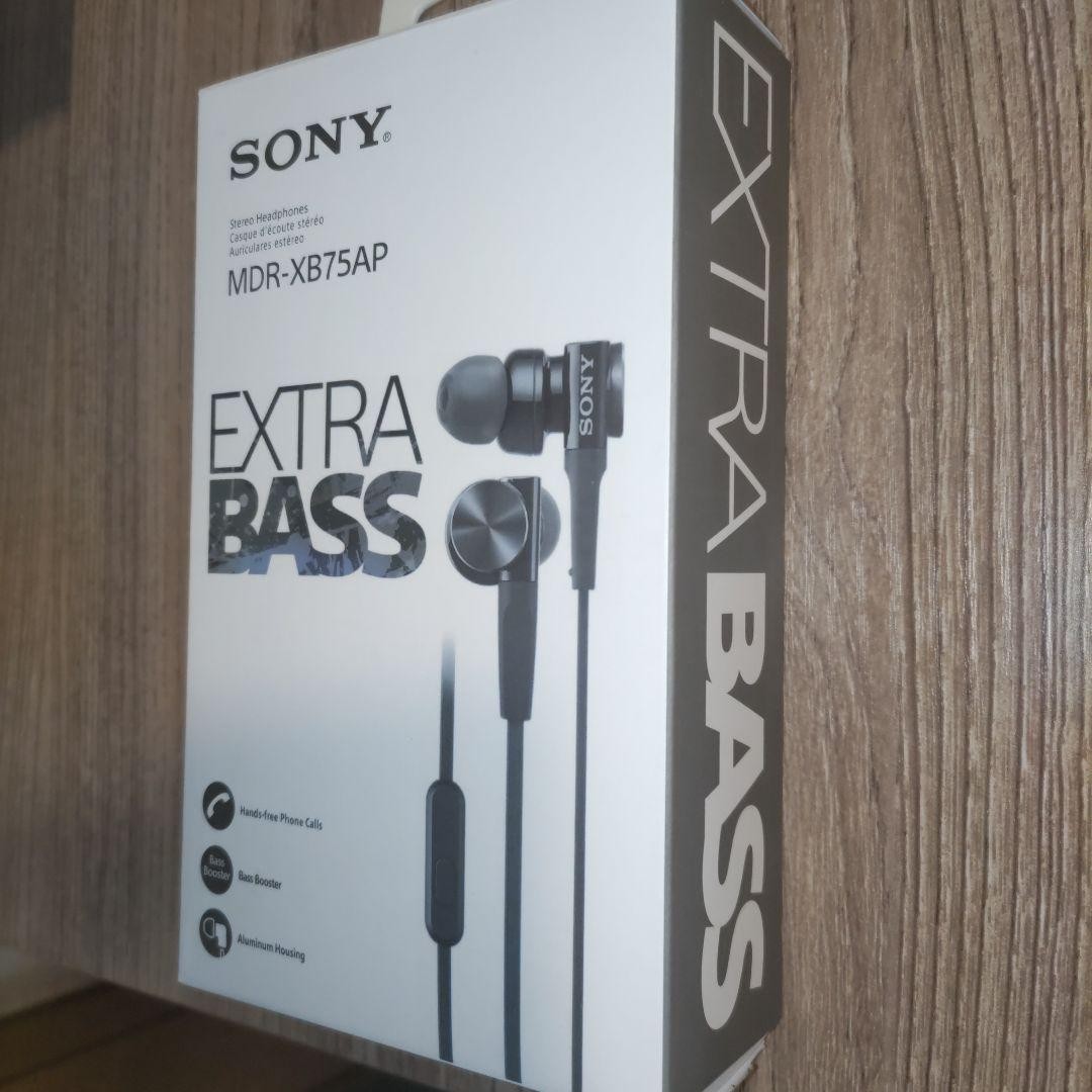 Sony MDR-XB55AP Black Extra Bass Wired In-Ear Earbuds with Mic Remote