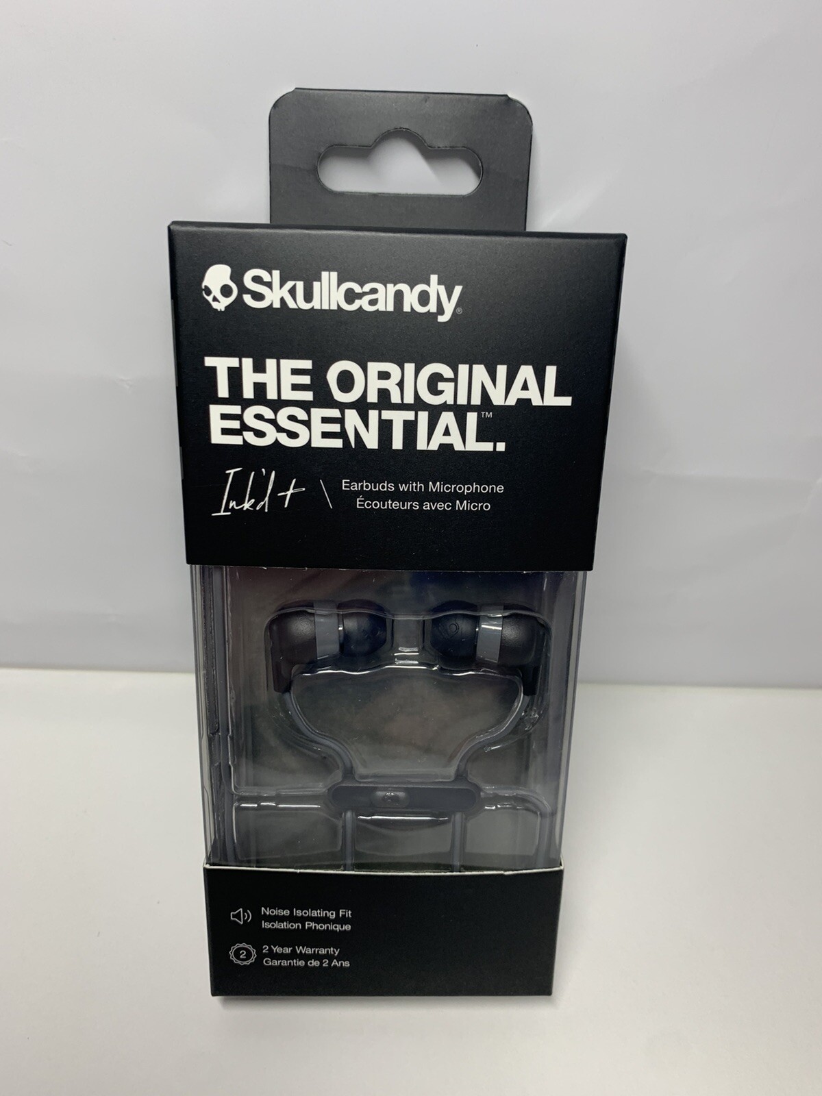 New Skullcandy Ink’d+ Wired In-Ear Headphones with Microphone Black