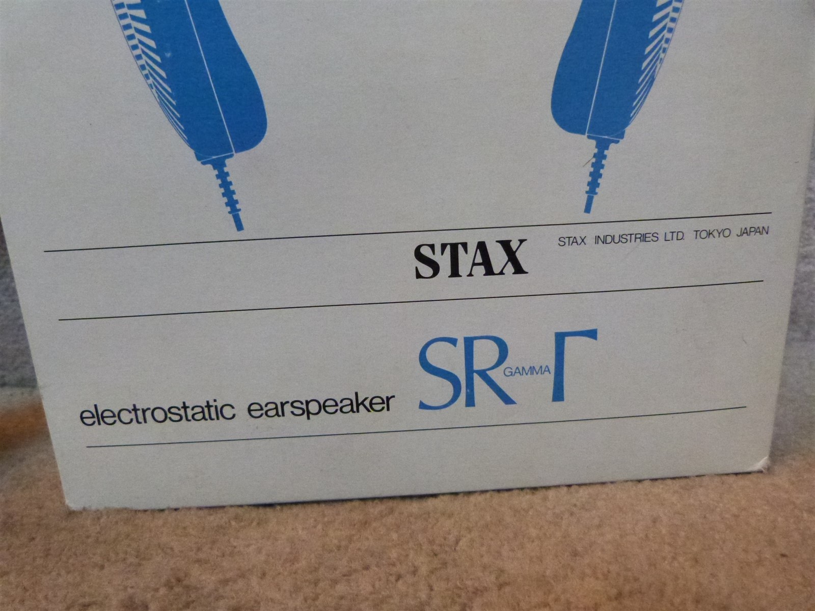 ~ STAX SR GAMMA Electrostatic Earspeaker Headphones & SRD-6/SB Adaptor IN BOXES