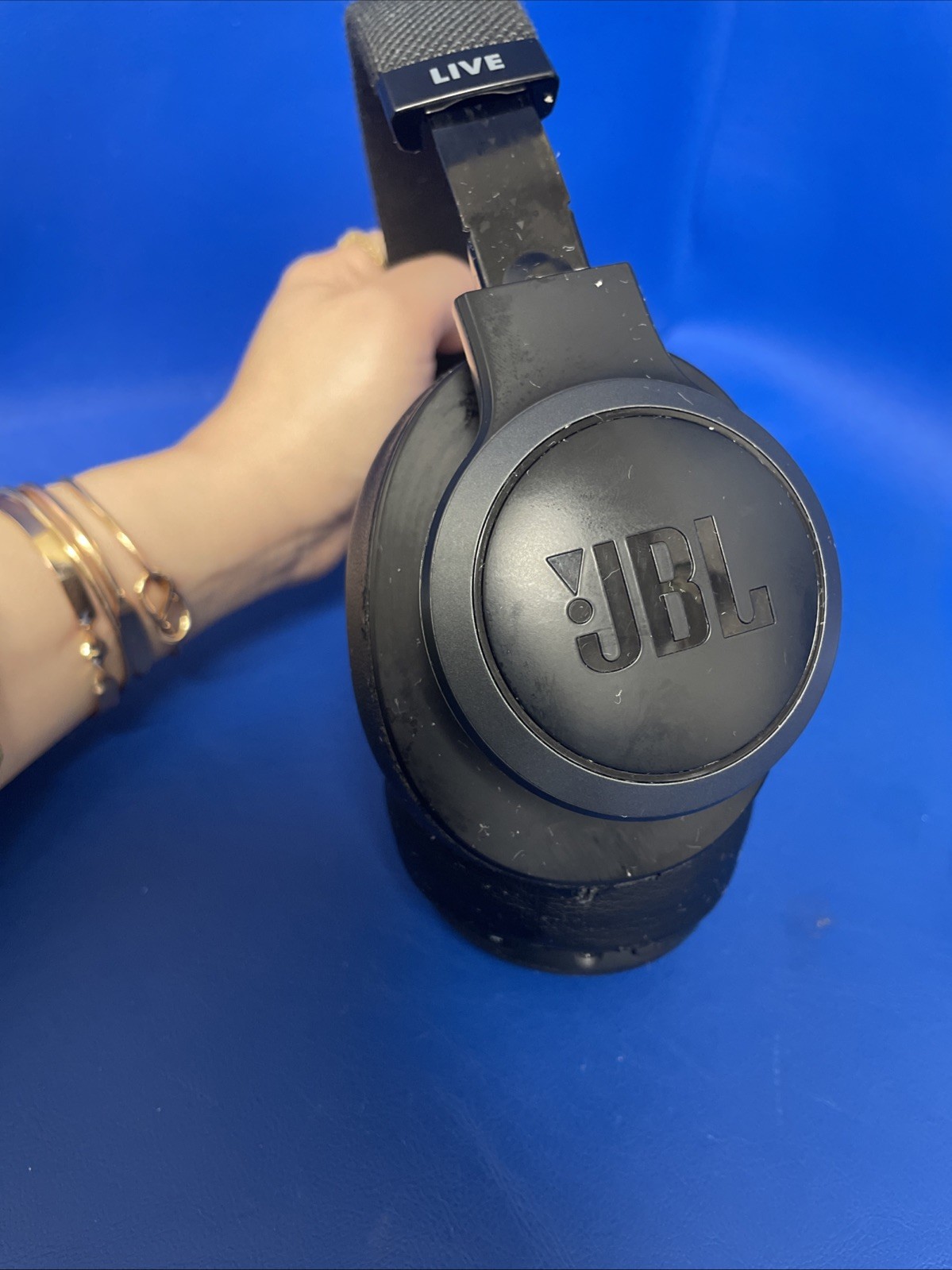 JBL LIVE 500BT Wireless Bluetooth Over-the-Ear Headphones / WORKING