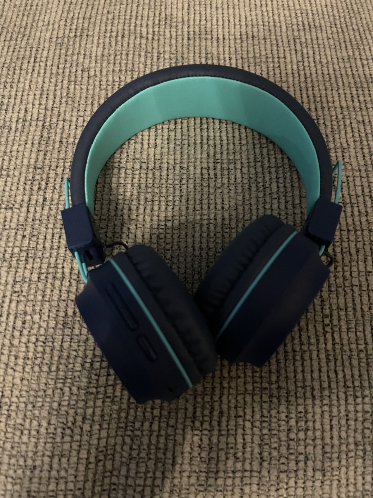 iClever BTH03 Blue Adjustable Wireless Foldable Bluetooth LED Light Headphones