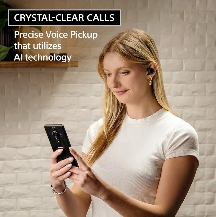 NEW Sony WF-C710N/B Truly Wireless Noise Canceling Earbuds