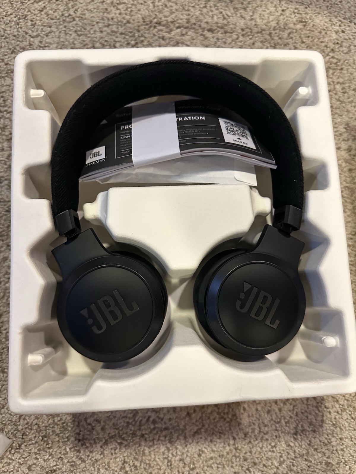 JBL Live 675NC Wireless On-Ear Headphones Adaptive Noise Cancelling by Harman