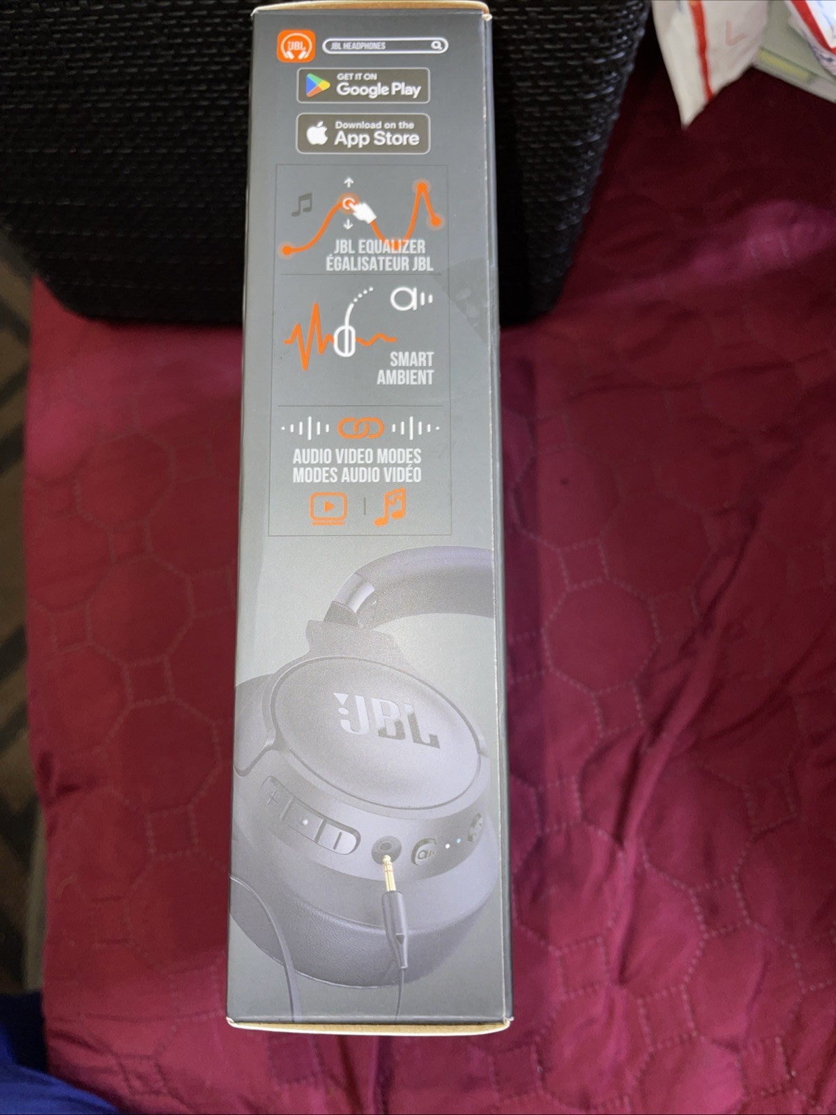 JBL Tune 770NC Adaptive Noise Cancelling Wireless Over-Ear Headphones Black
