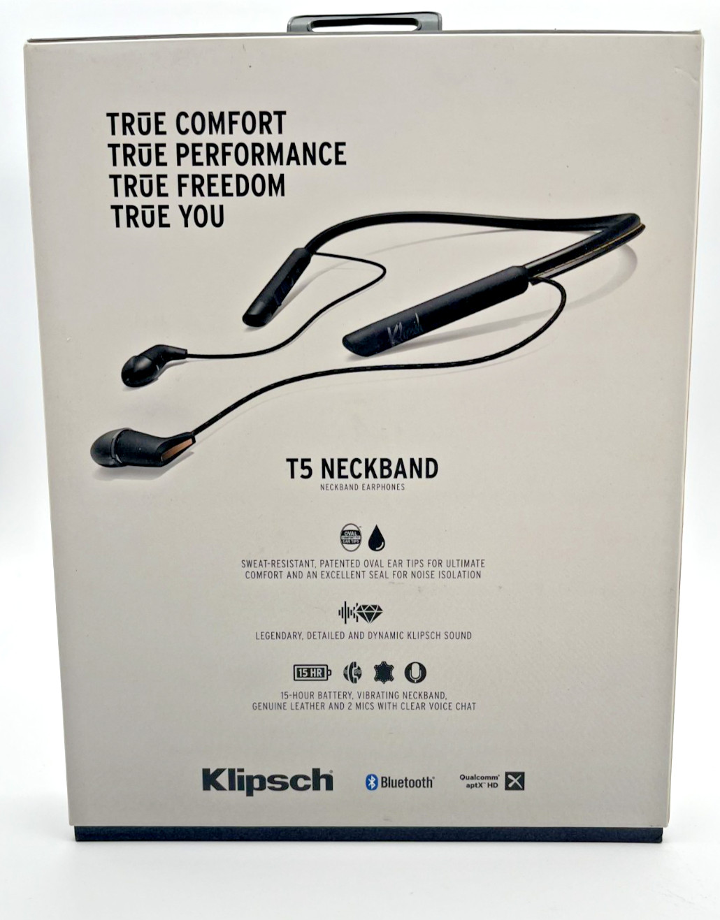 Klipsch T5 Neckband in-ear wireless Bluetooth earphones headphones