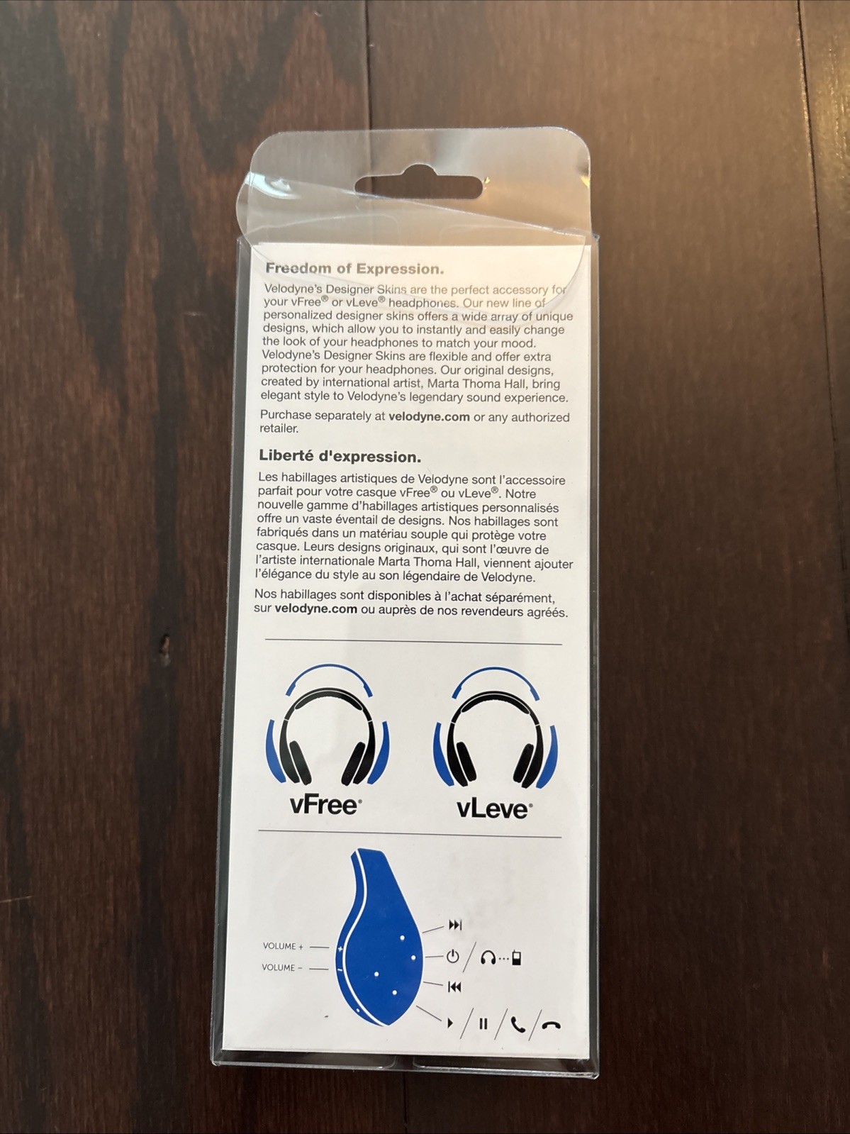 Velodyne vFree Headphone Skin