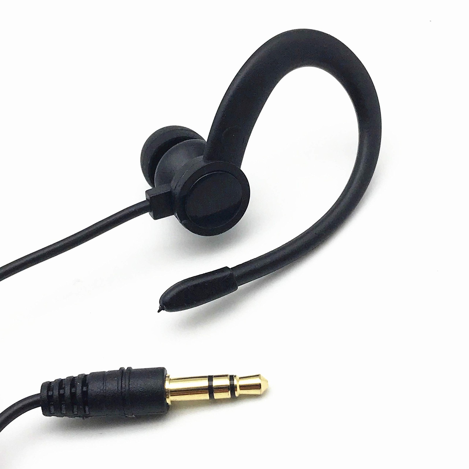 Single Side In-Ear Mono Earphone 3.5mm Plug Ear Hook Earpiece For Phone MP3