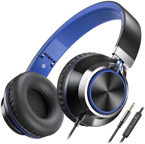AILIHEN C8 Kids Wired Headphones with Microphone for School, On Ear Headsets …