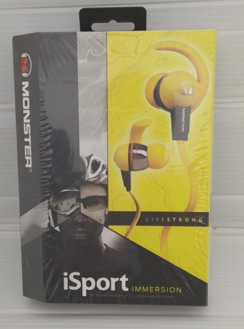Monster Earphones ISPORT IMMERSION Used