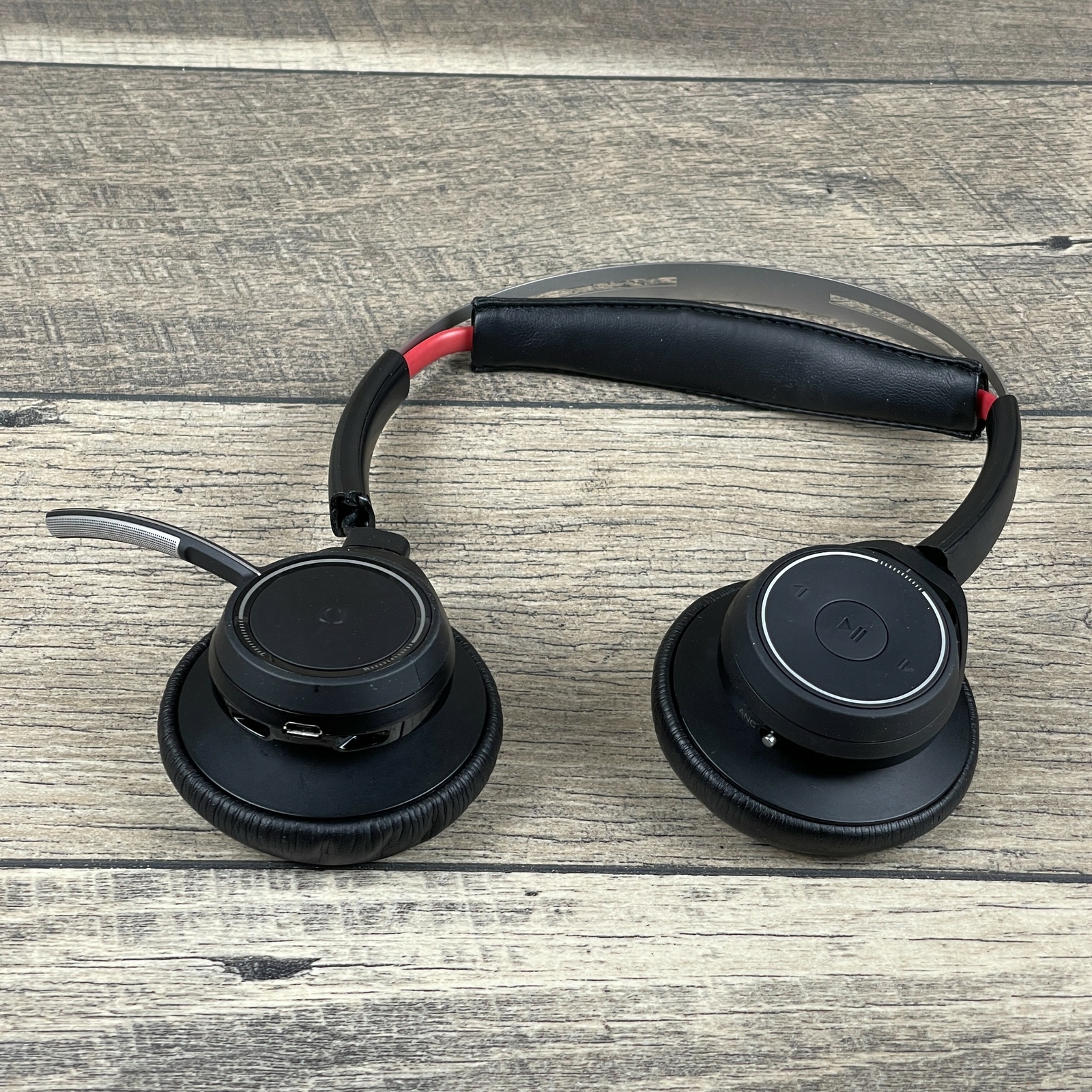 Plantronics AEL7 Black Headphones Untested Please See Pictures & Description