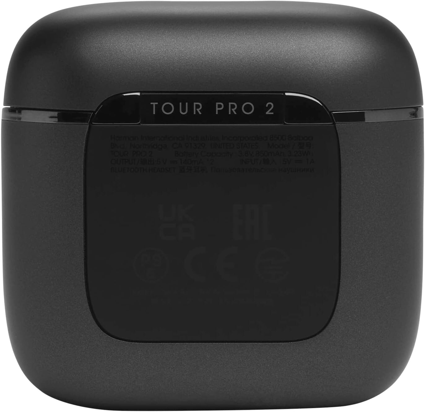 JBL Tour Pro 2 Noise Cancelling True Wireless Earbuds with Smart Case (Black)