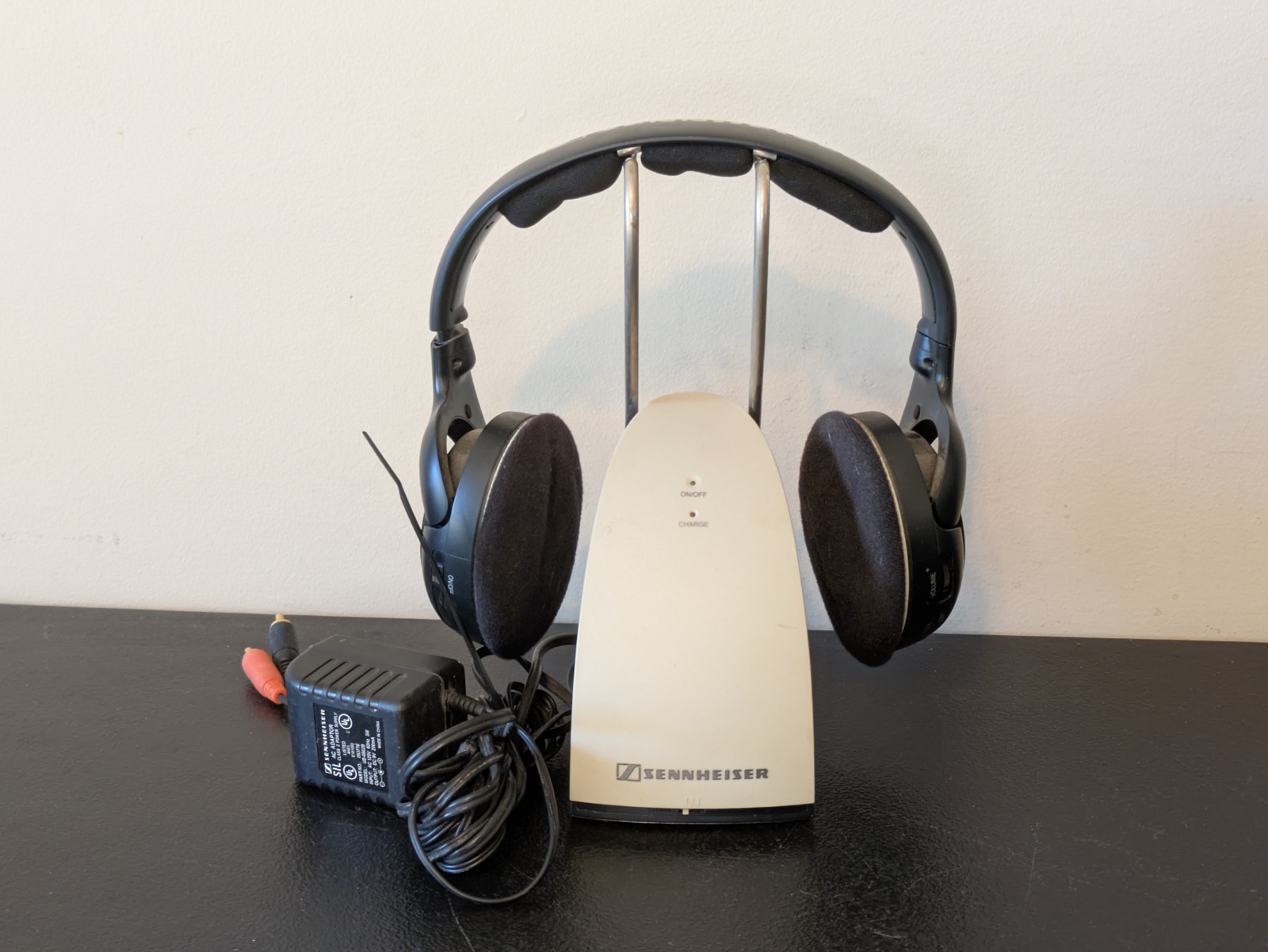 Sennheiser Wireless HDR120 Headphones TR120 Charging Dock Cradle & Power Adaptor