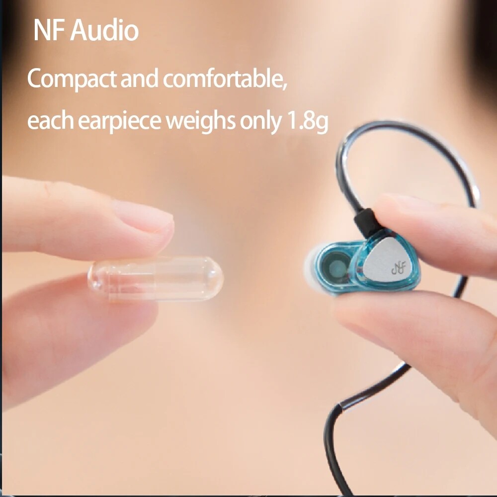 NF Audio RA05 In-ear IEMs HIFI Earphones MCL-6C Driver DSp Software Tuning Stere