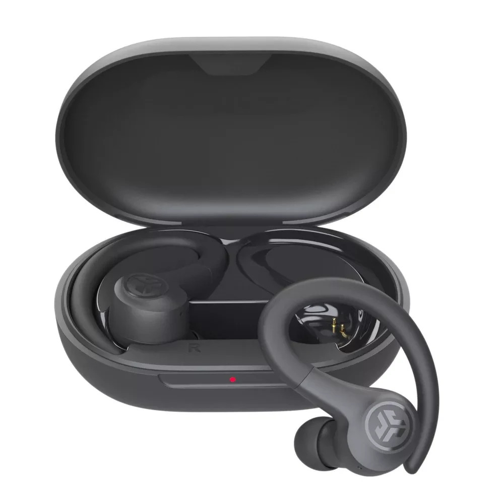 JLab Go Air Sport True Wireless Bluetooth Earbuds – Black: Sweat-Resistant, Buil