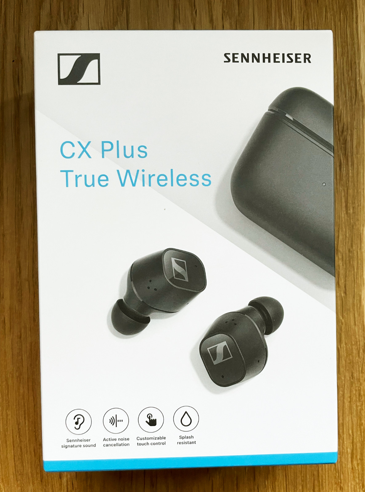 Sennheiser CX Plus True Wireless Earbuds Black Noise Canceling Bluetooth New