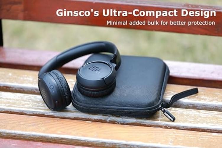 Ultra-Slim Case Compatible with JBL Tune 510BT Bluetooth Headphones, Black