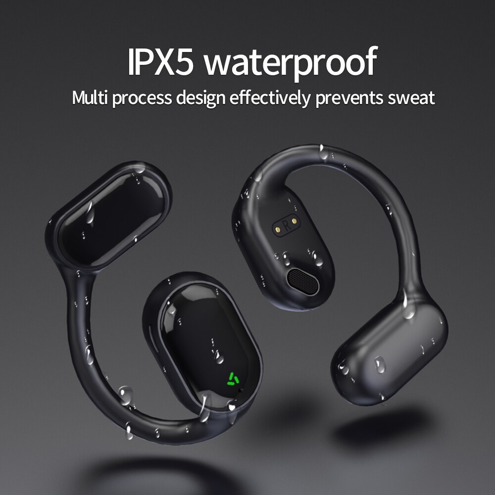 Bluetooth 5.3 Wireless Bone Conduction Headphones Wireless Headset Earbuds
