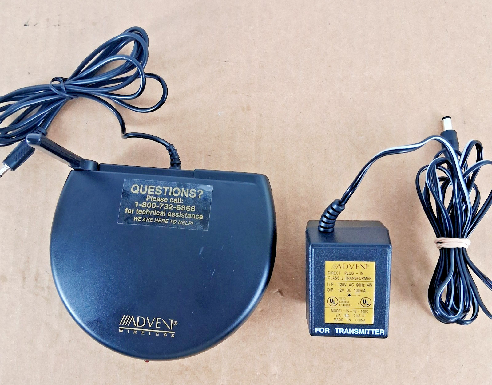 Advent Recoton LLP-110-A Wireless Speaker Headphone Transmitter with Adapter