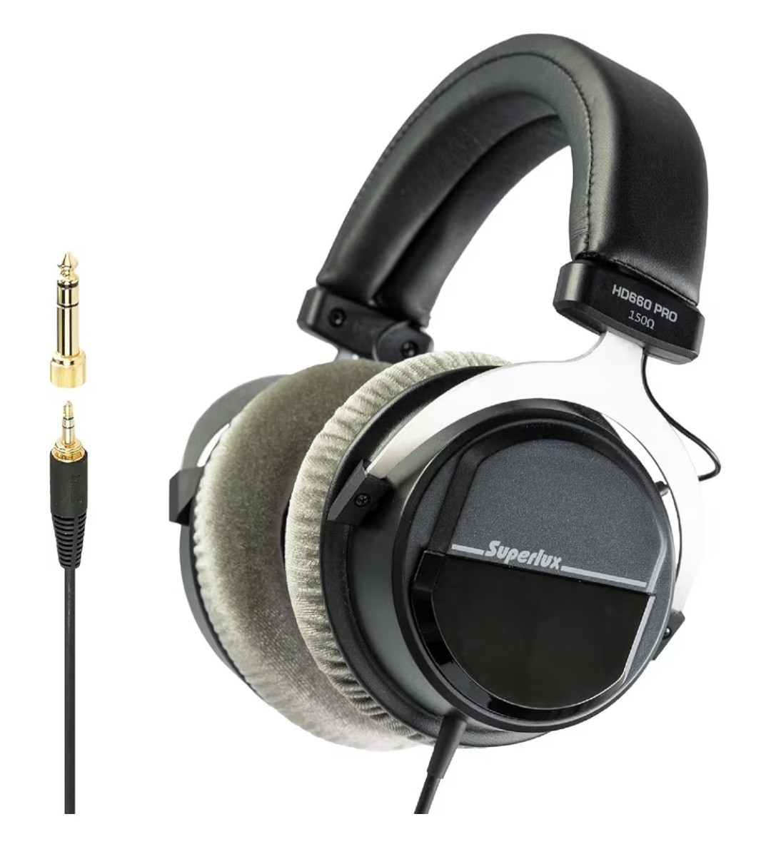 Superlux HD 660PRO, 150 ohms, Studio Recording Headphones Wired, Professional…