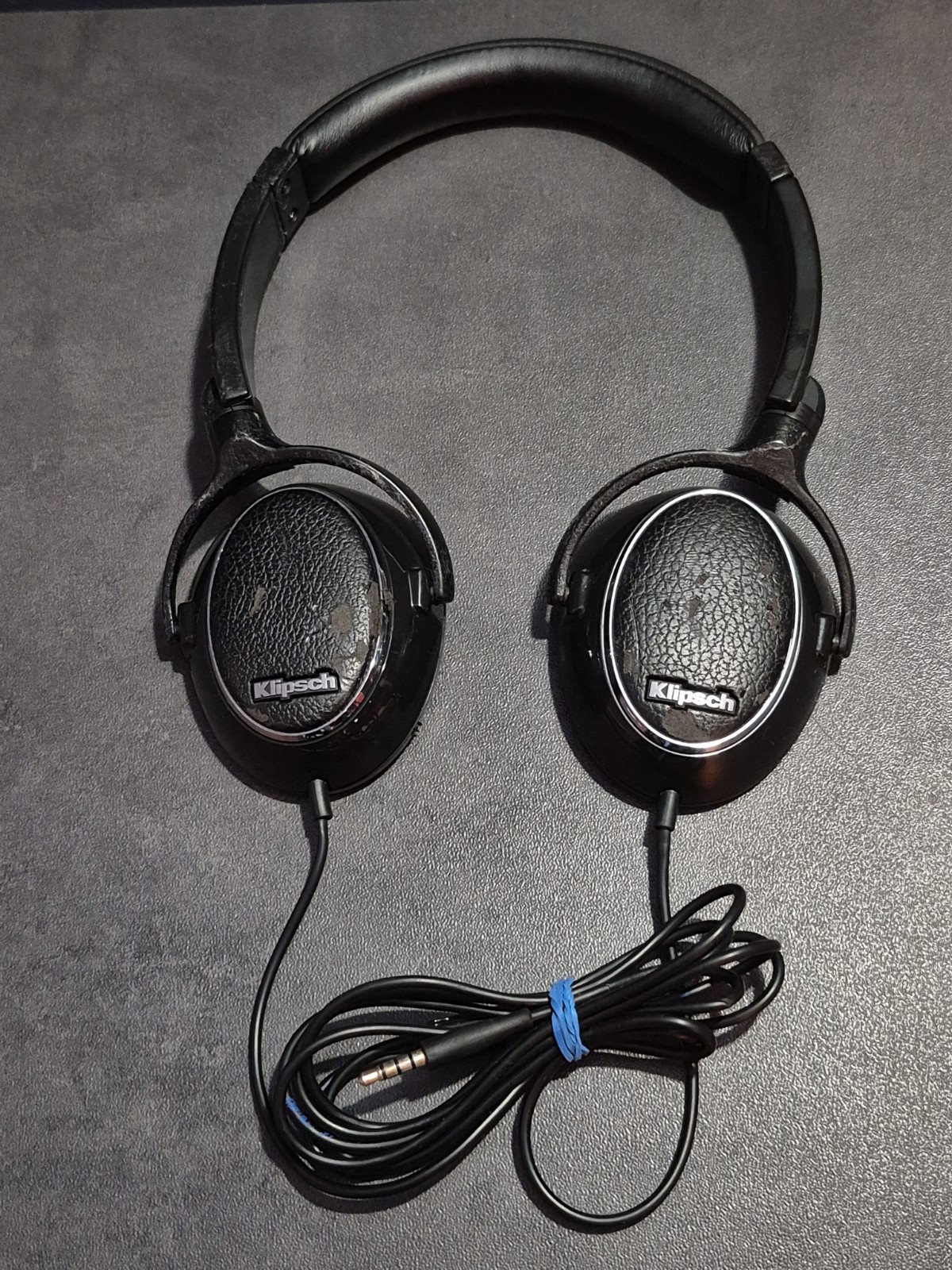 Klipsch Original One-On Earphones W/Hard Case-Wired Audiophile Black Tested READ