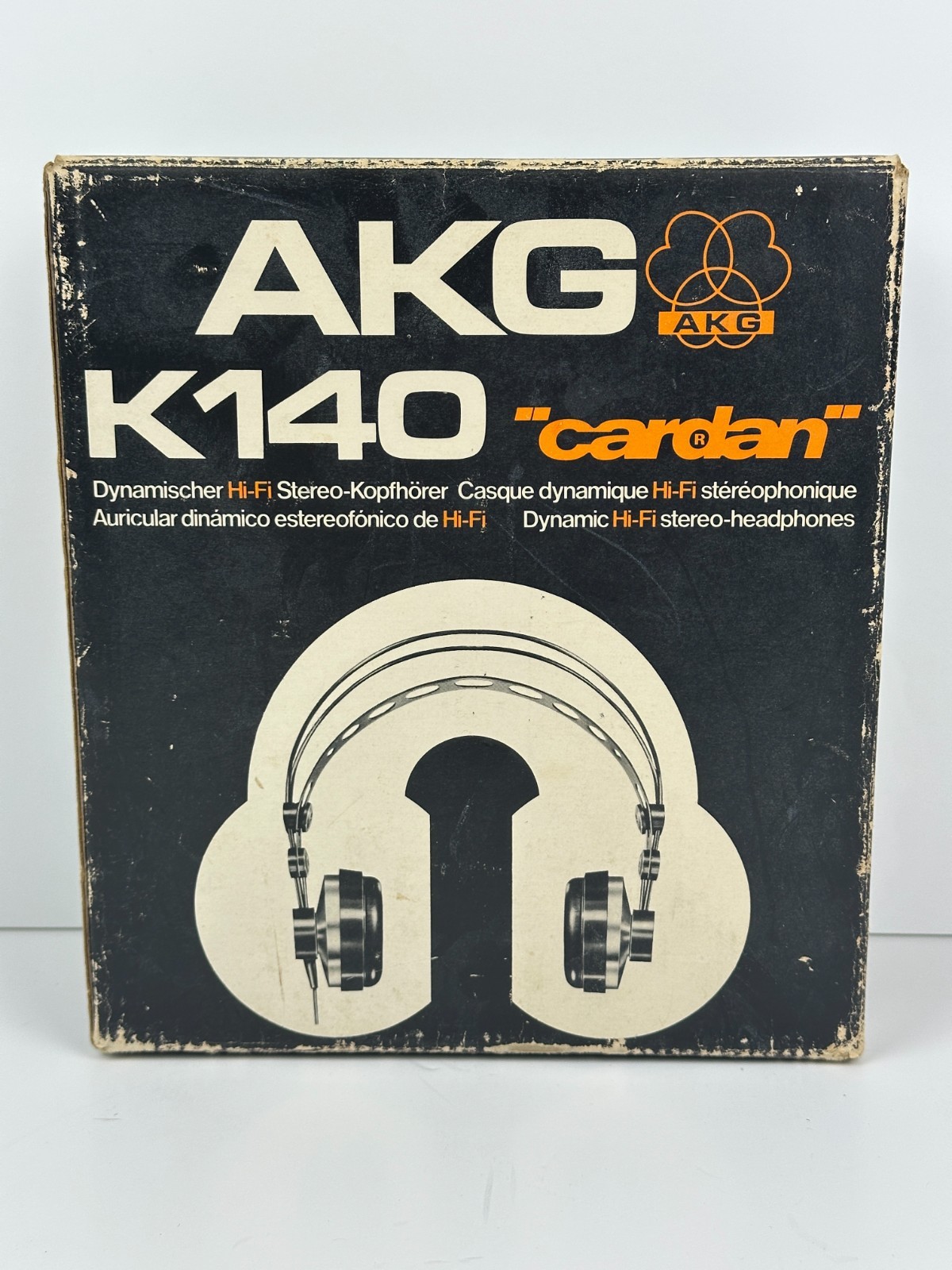 Vintage AKG K140 Headphones Made in Austria Complete in Box w/ Manuals Rare BF