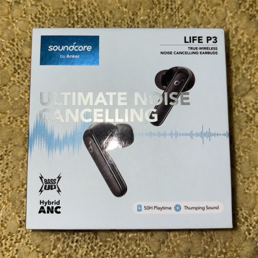 Soundcore by Anker Life P3 True Wireless Bluetooth ANC In-Ear Earbuds Black