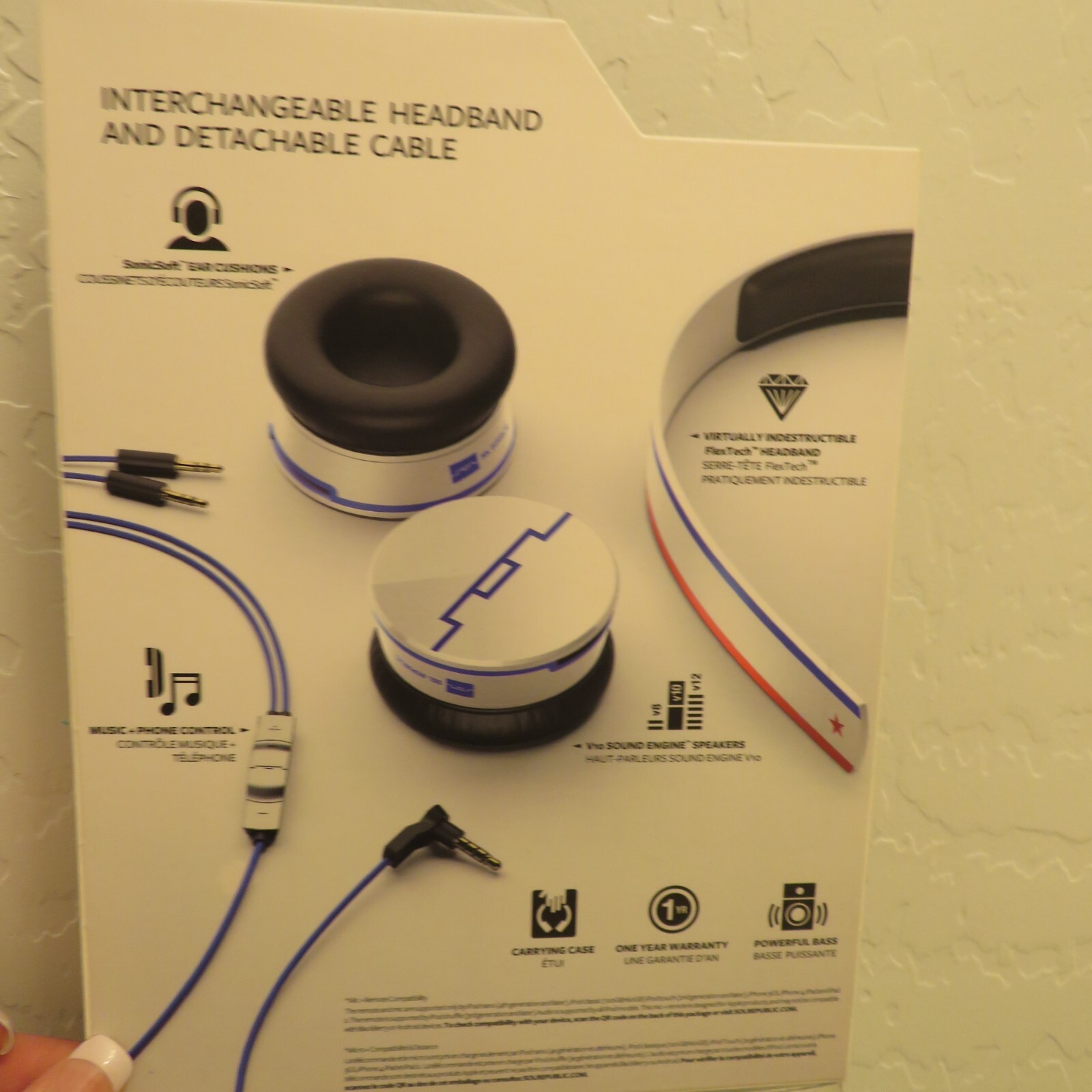 SOL Republic Tracks HD V10 Anthem Michael Phelps Wired Headphones NIP Sealed Box