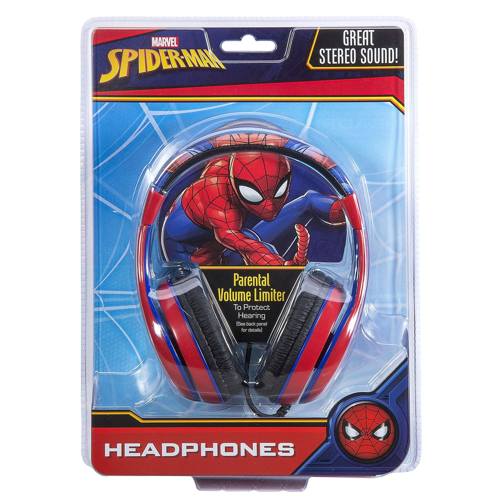 Spiderman Headphones with 3.5mm Audio Jack, Wired Headphones for School, Home…